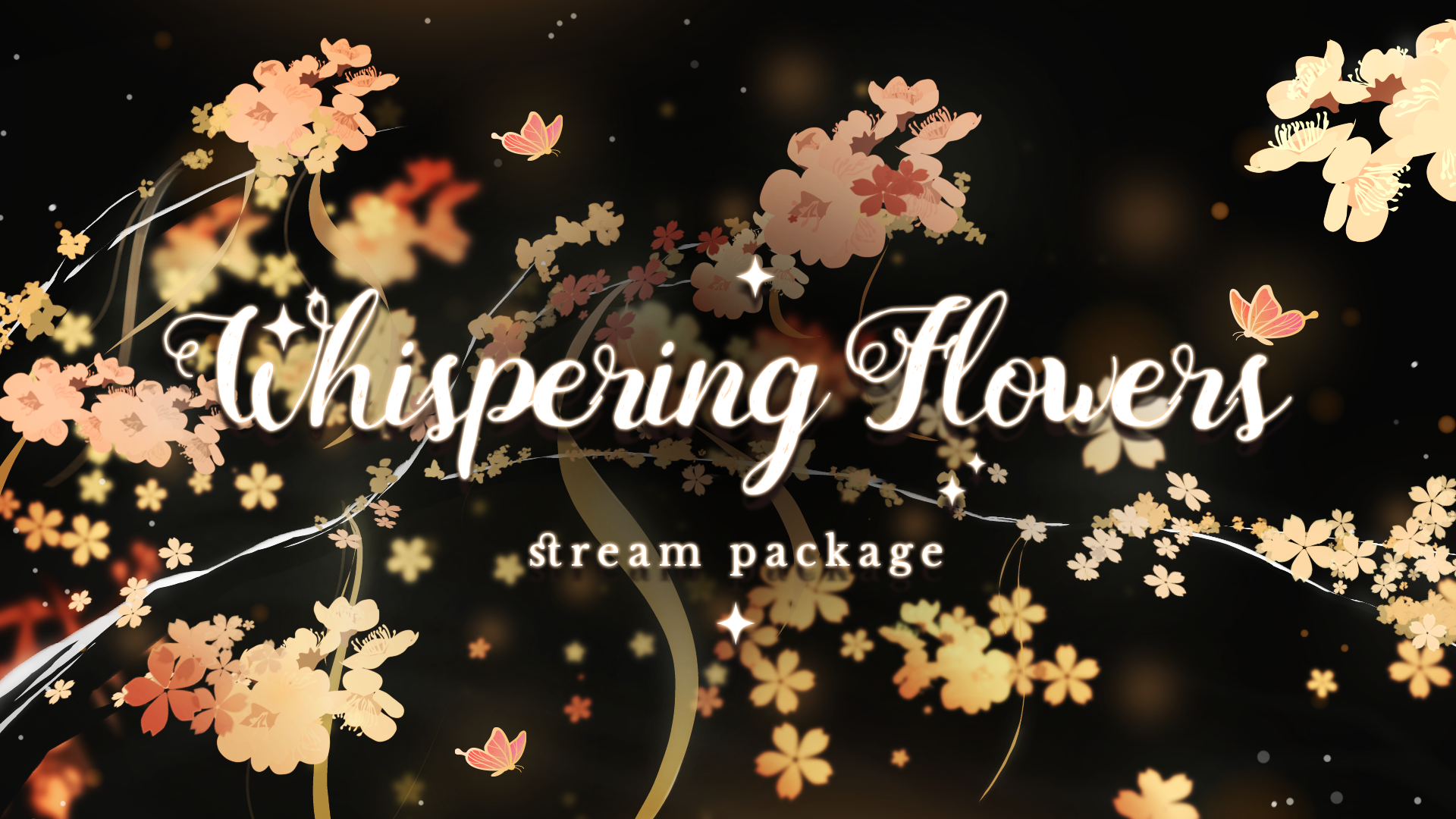 Flower Streaming Ribbon Stream Overlays | Free & Premium Overlays for Twitch, TikTok & Beyond ...