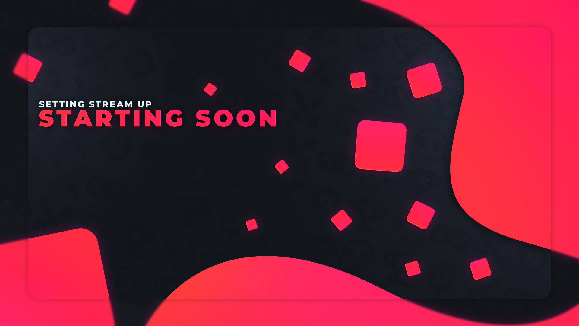 Red Stream Color Stream Overlays | Free & Premium Overlays for Twitch, TikTok & Beyond ...