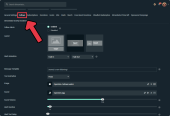 Alert General Settings