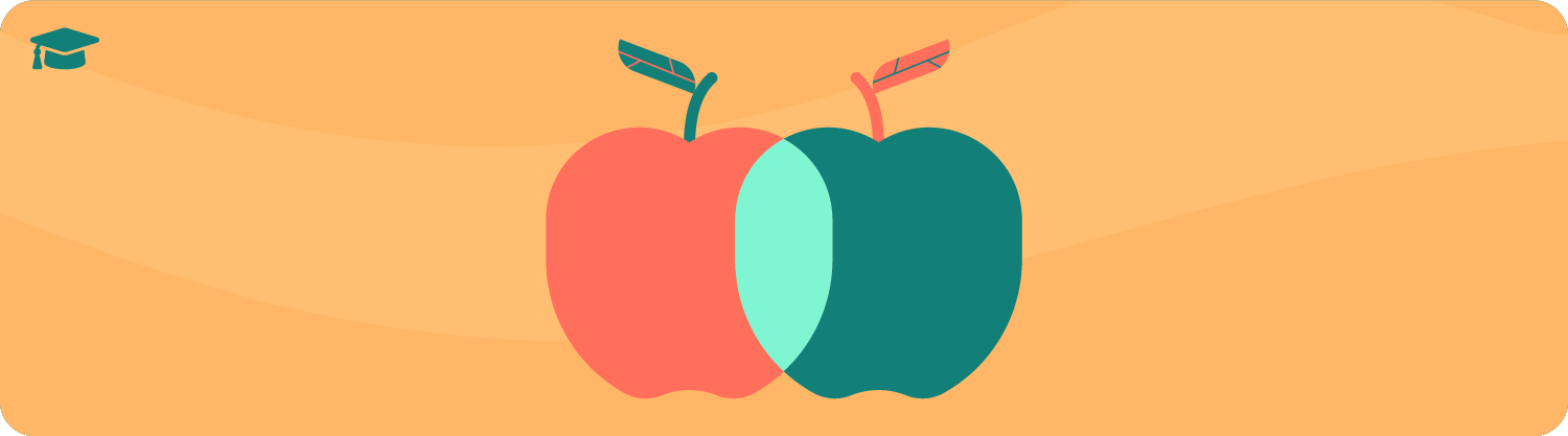 Overlapping apples