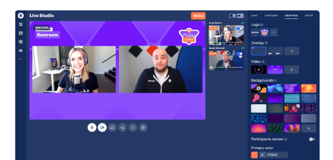 Restream is the best way to live stream to YouTube, Twitch, Facebook, and 30+ streaming sites at once. Expand your audience with multistreaming today.