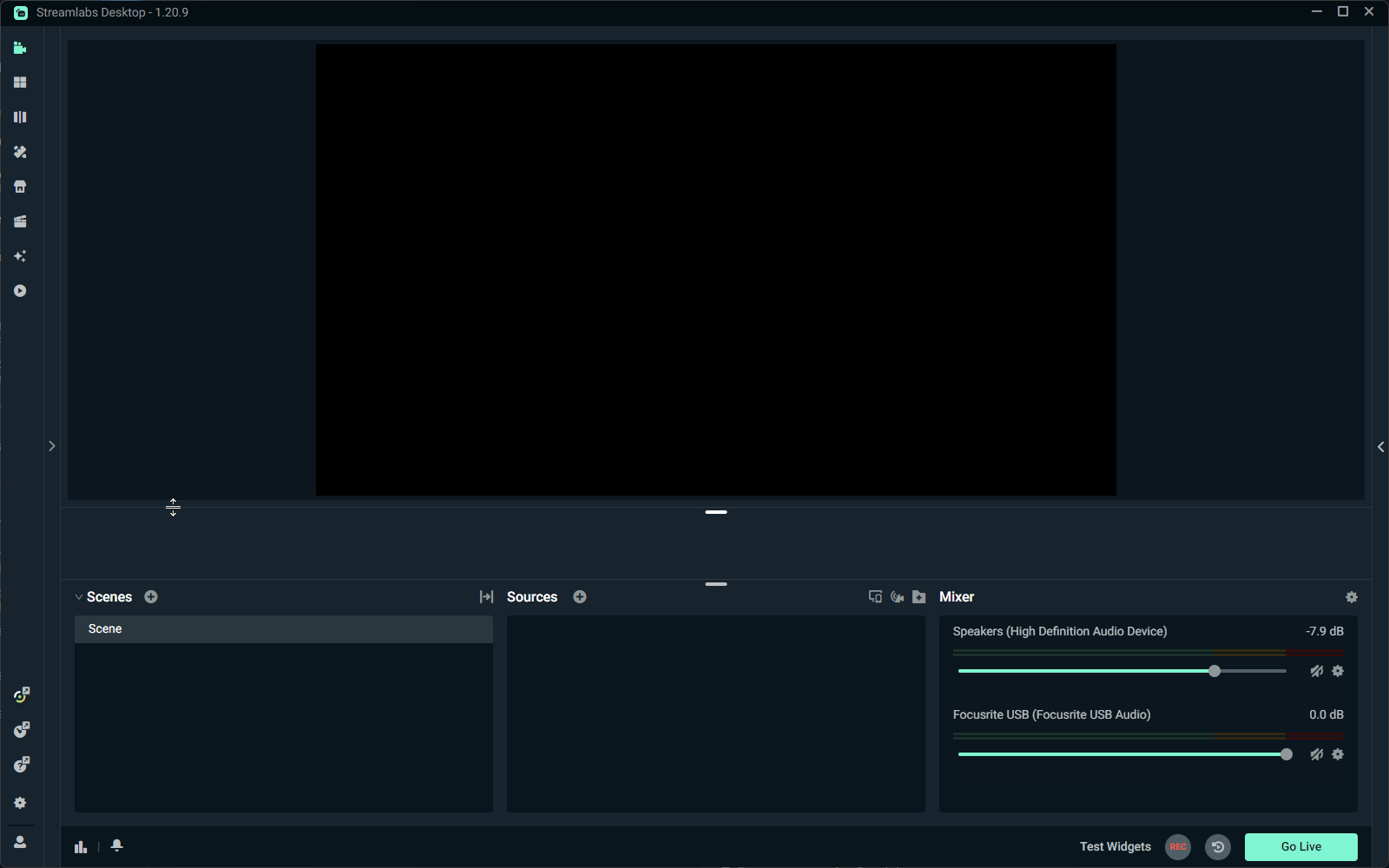 Creating your first scene in Streamlabs Desktop editor