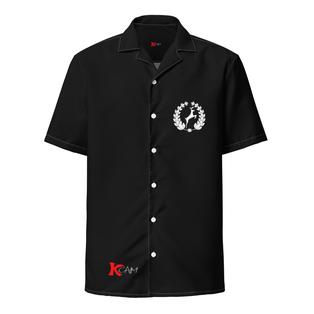 Kcam Unisex Button Shirt black
